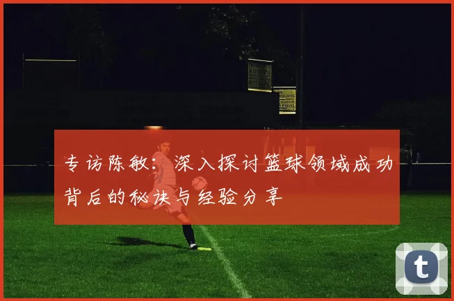 专访陈敏：深入探讨篮球领域成功背后的秘诀与经验分享
